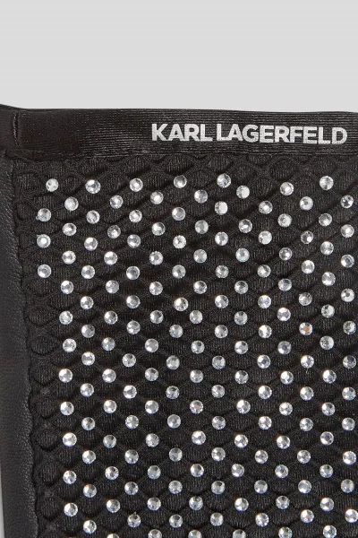 Rukavice Karl Lagerfeld K/Evening Fl Rhnstns Glove Black