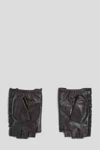 Rukavice Karl Lagerfeld K/Essential Boucle Fl Glove Black