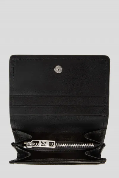 Peňaženka Karl Lagerfeld K/Ikonik 2.0 Leather Sm Fl Wlt Black