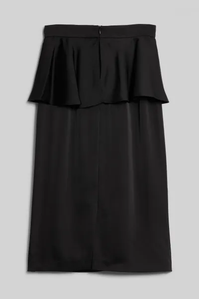 Sukňa Karl Lagerfeld Hun'S Pick Ruffle Skirt Black