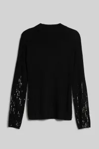 Rolák Karl Lagerfeld Lslv Mockneck Knit Black