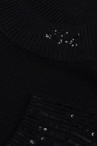 Rolák Karl Lagerfeld Lslv Mockneck Knit Black
