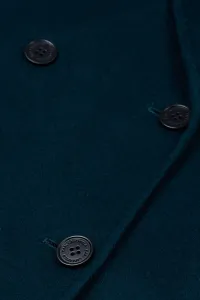 Kabát Karl Lagerfeld Wool Blend Double Face Coat Everglade