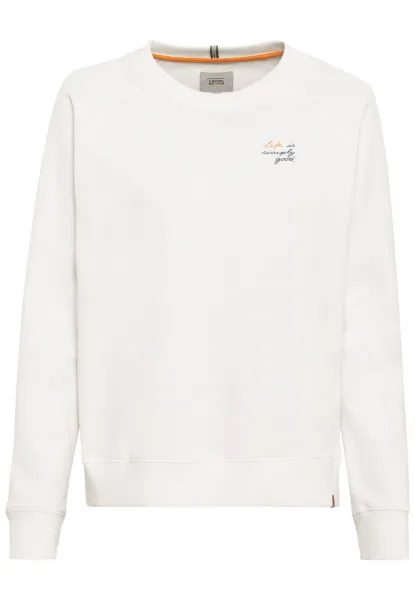 Mikina Camel Active Sweat Milk White