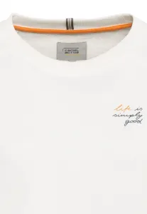 Mikina Camel Active Sweat Milk White