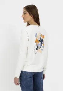 Mikina Camel Active Sweat Milk White
