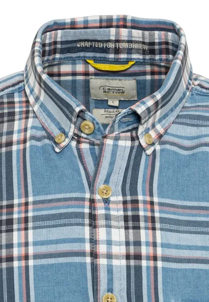 Košeľa Camel Active Shortsleeve Shirt Indigo