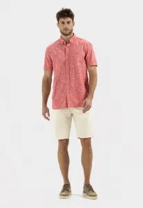 Košeľa Camel Active Shortsleeve Shirt Berry Red
