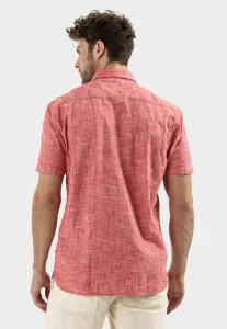 Košeľa Camel Active Shortsleeve Shirt Berry Red