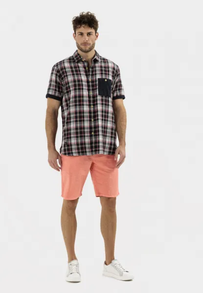 Košeľa Camel Active Shortsleeve Shirt Blue