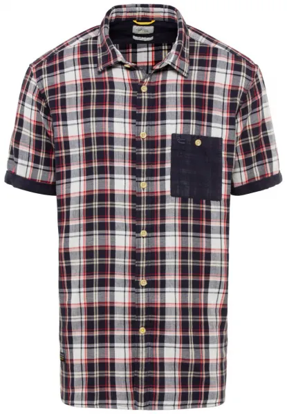 Košeľa Camel Active Shortsleeve Shirt Blue