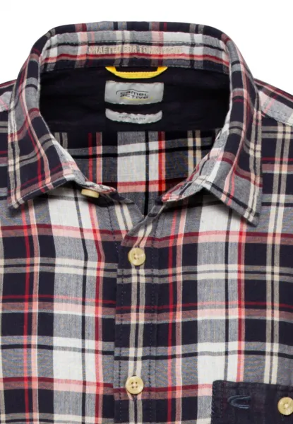 Košeľa Camel Active Shortsleeve Shirt Blue