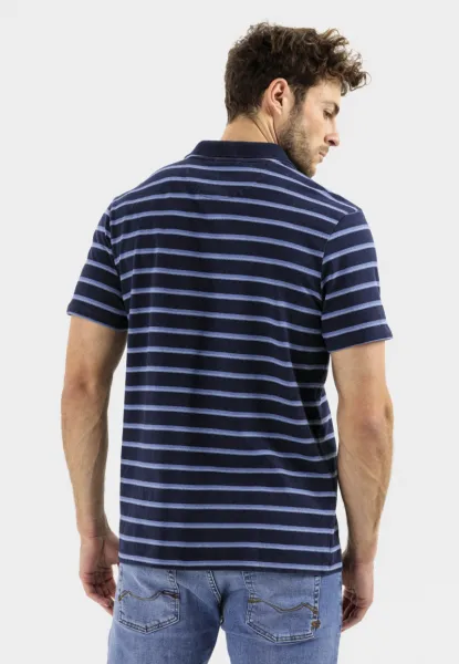 Polokošeľa Camel Active Polo Stripe Indigo