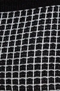 Sukňa Karl Lagerfeld Boucle Knit Skirt Black/Silver