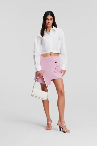 Sukňa Karl Lagerfeld Hun Kim'S Edit Wrap Skirt Orchid Bouquet