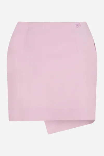 Sukňa Karl Lagerfeld Hun Kim'S Edit Wrap Skirt Orchid Bouquet
