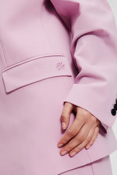 Sako Karl Lagerfeld Hun Kim'S Edit Tailored Jacket Orchid Bouquet