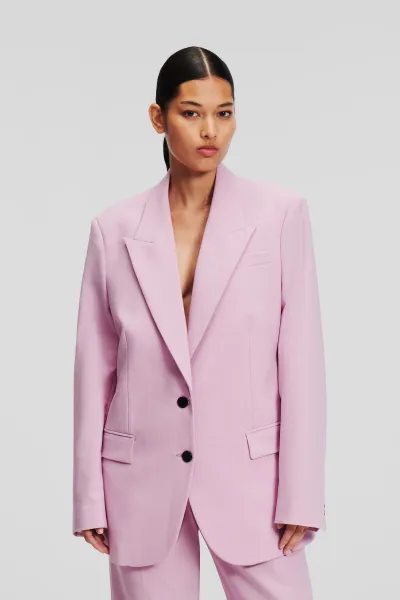 Sako Karl Lagerfeld Hun Kim'S Edit Tailored Jacket Orchid Bouquet