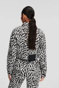 Bunda Karl Lagerfeld Aop Denim Jacket Elektrika Black/White