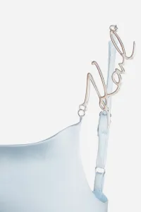 Šaty Karl Lagerfeld Karl Charm Satin Dress Cashmere Blue