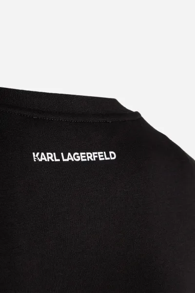 Overal Karl Lagerfeld Logo Tape Romper Black
