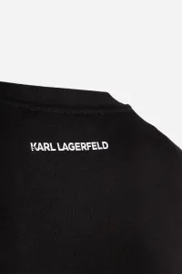 Overal Karl Lagerfeld Logo Tape Romper Black