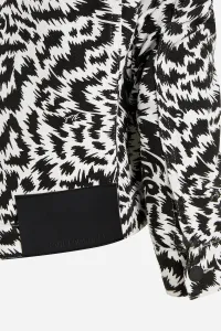 Bunda Karl Lagerfeld Aop Denim Jacket Elektrika Black/White