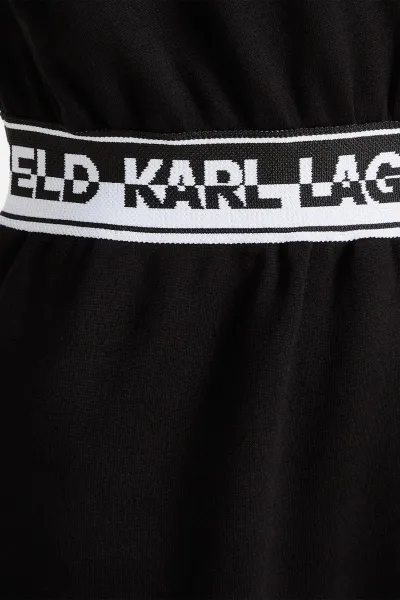 Overal Karl Lagerfeld Logo Tape Romper Black