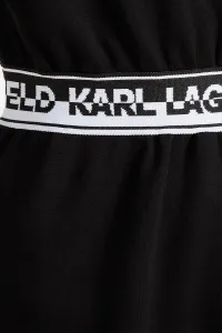 Overal Karl Lagerfeld Logo Tape Romper Black