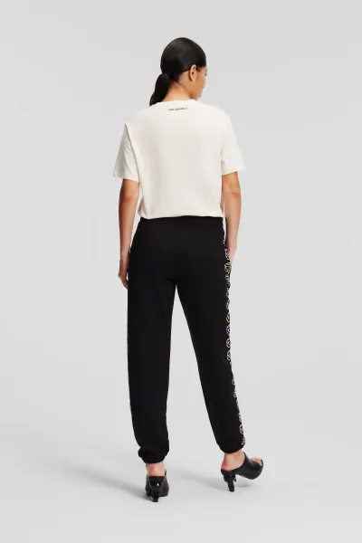 Tepláky Karl Lagerfeld Ikonik 2.0 Outline Sweatpants Black