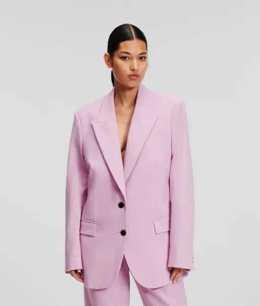 Sako Karl Lagerfeld Hun Kim'S Edit Tailored Jacket Orchid Bouquet