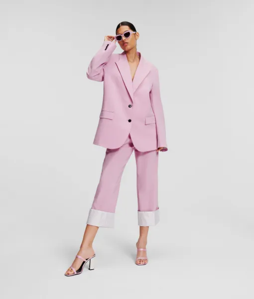 Sako Karl Lagerfeld Hun Kim'S Edit Tailored Jacket Orchid Bouquet