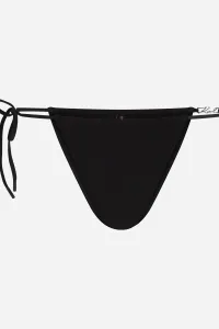 Plavky Karl Lagerfeld Karl Dna Glam String Bottoms Black