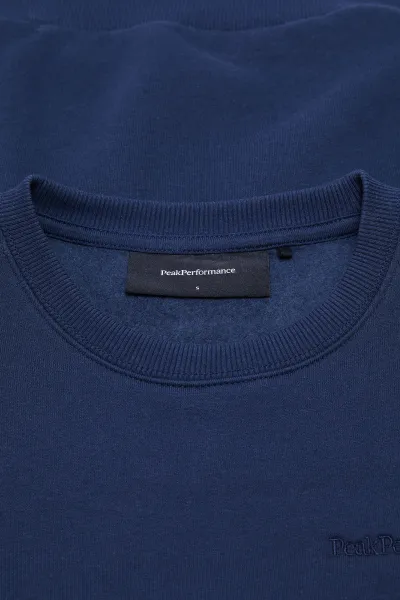 Mikina Peak Performance W Original Small Logo Crew Blue Shadow