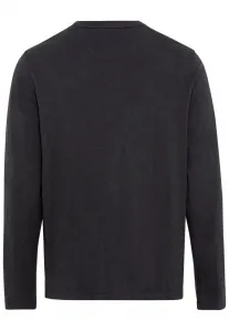 Tričko Camel Active Nos Henley 1/1Arm Graphite Gray