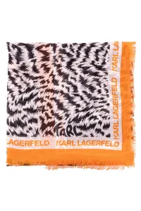Šatka Karl Lagerfeld K/Zebra Square Scarf Black/White