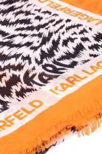 Šatka Karl Lagerfeld K/Zebra Square Scarf Black/White