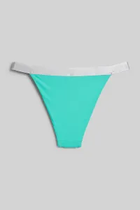 Plavky Karl Lagerfeld Logo Bikini Bottom W/ Elastic Florida Keys Green