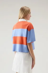 Polokošeľa Woolrich Rugby Polo Sea Breeze Stripe