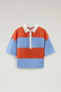 Polokošeľa Woolrich Rugby Polo Sea Breeze Stripe