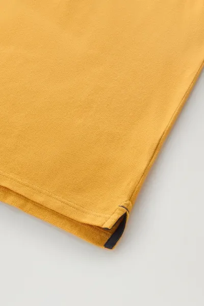 Polokošeľa Woolrich Classic American Polo Golden Glow