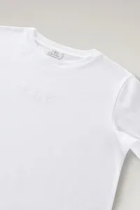 Tričko Woolrich Logo T-Shirt Bright White