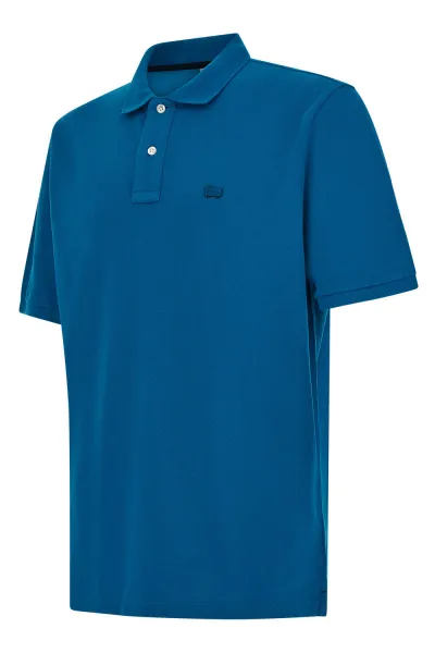 Polokošeľa Woolrich Classic American Polo Snorkel Blue