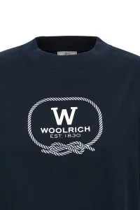Tričko Woolrich Graphic T-Shirt Melton Blue