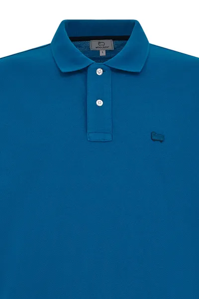 Polokošeľa Woolrich Classic American Polo Snorkel Blue