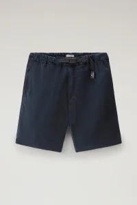 Šortky Woolrich Easy Short Melton Blue
