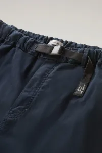 Šortky Woolrich Easy Short Melton Blue