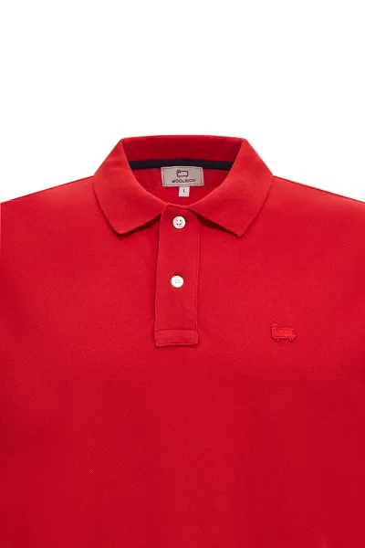 Polokošeľa Woolrich Classic American Polo Sky Red