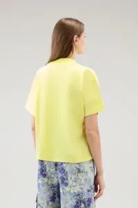 Tričko Woolrich Trail Logo T-Shirt Sunny Lemon