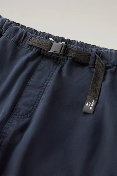 Nohavice Woolrich Easy Pant Melton Blue